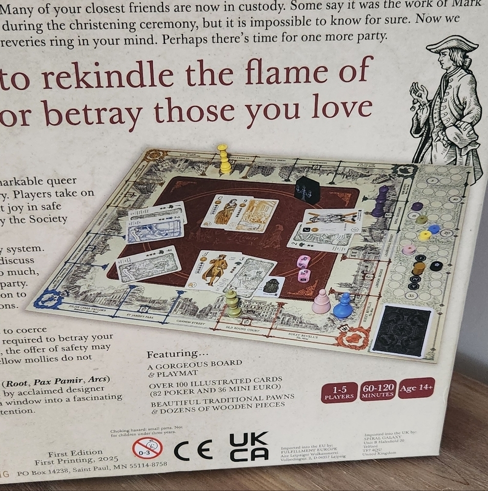 ✨ RARE Molly House Board Game - Kickstarter Edition w/ Metal Pawns ✨ - Picture 4 of 16
